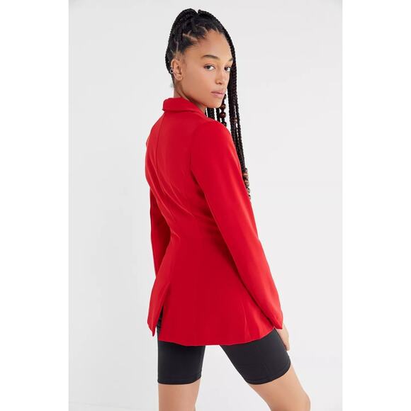 I.AM.GIA Synopsis Belted Blazer Sz Small Red - Picture 2 of 9